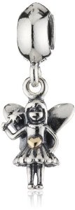 Pandora 14 Ct Yellow Gold Heart Angle Charm image