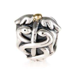 Pandora 14 Ct Yellow Gold Life Saver Charm image