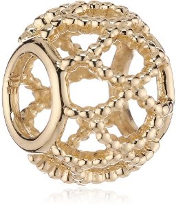 Pandora 14 Ct Yellow Gold Openwork Cage Charm image