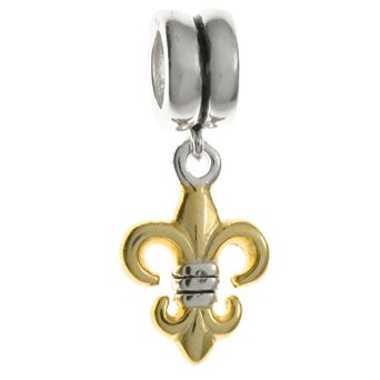 Pandora 14k Gold Fleur De Lis Dangle Charm