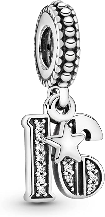 Pandora 16th Birthday With Clear Stones Charm image