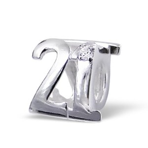 Pandora 21st Birthday Crystal Charm image