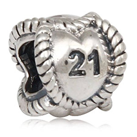 Pandora 21st Birthday Milestone Charm