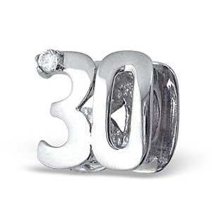 Pandora 30th Birthday Crystal Charm