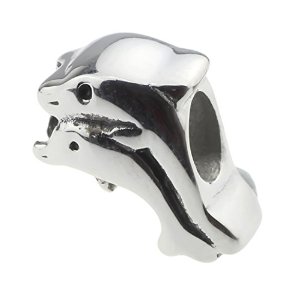 Pandora 3D Dolphins Charm