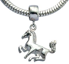 Pandora 3D Horse Charm