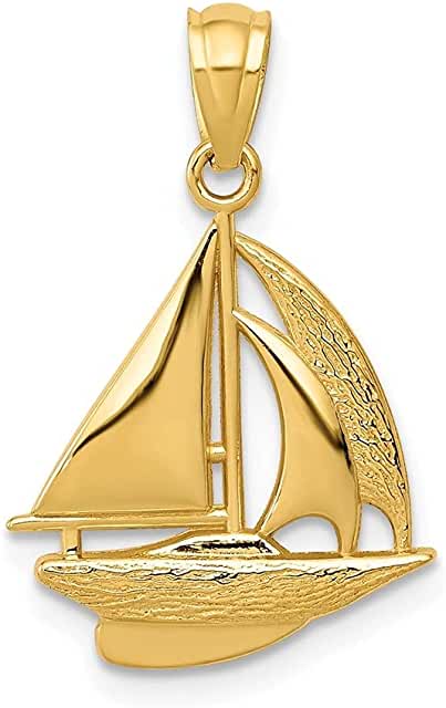 Pandora 9ct Yellow Gold Boat Pendant Charm