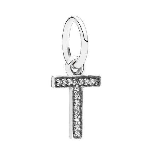 Pandora Alphabet Dangle Letter T Charm image