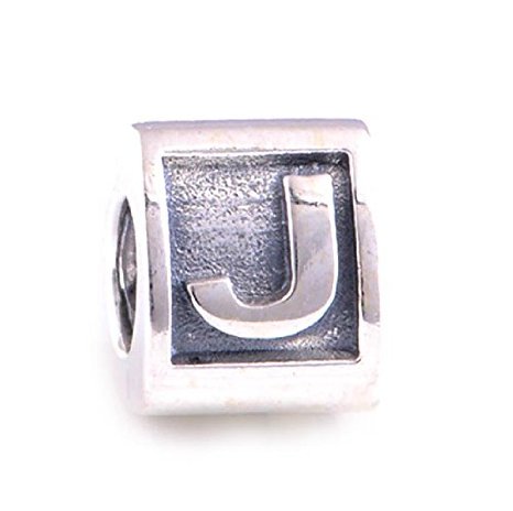 Pandora Alphabet Letter J Triangle Charm