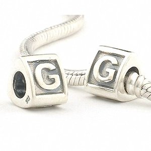 Pandora Alphabet Number Letter G Charm