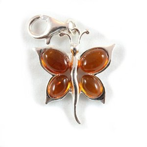 Pandora Amber Butterfly Charm image