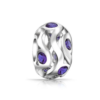 Pandora Amethyst CZ February Birthstone Charm