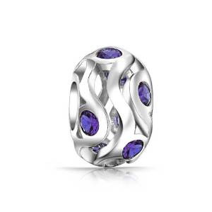 Pandora Amethyst Color CZ Charm image