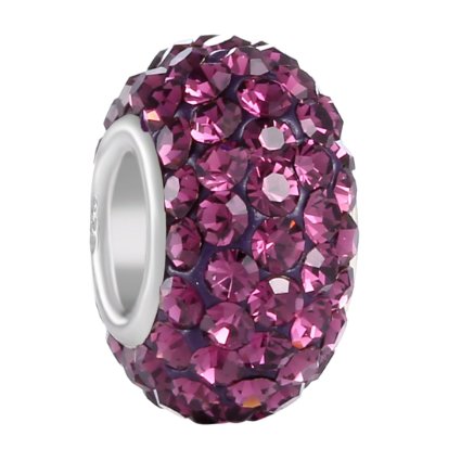 Pandora Amethyst Crystal Charm