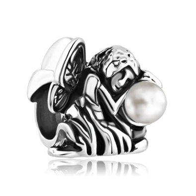 Pandora Angel March Birthstone Charm image