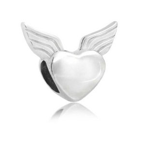 Pandora Angel Wings Heart Charm image