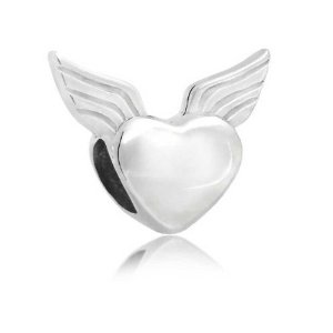 Pandora Angel Wings Heart Charm