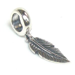 Pandora Antique Angel Feather Dangle Charm