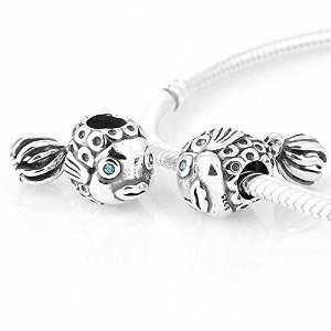 Pandora Antique Dangle Splish Splash Charm