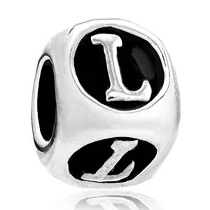 Pandora Antique Dice Initial Letter Alphabet L Charm