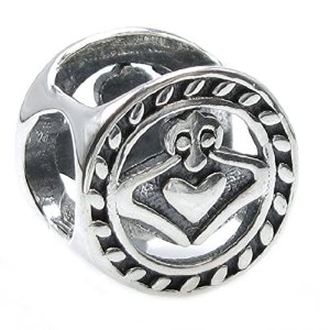Pandora Antique Round Claddagh Celtic Heart Charm image