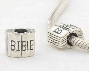 Pandora Antique Silver Bible Charm