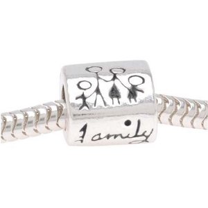 Pandora Antique Silver Family Charm image