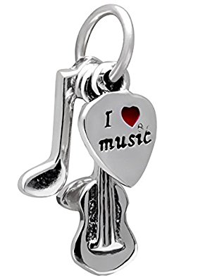 Pandora Antique Silver Violin Charm image