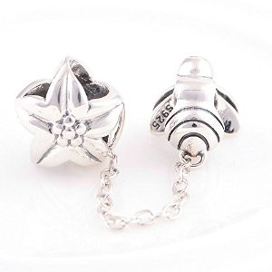 Pandora Antique Solid Flower Bee Charm image