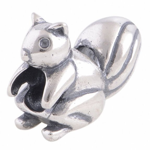 Pandora Antique Solid Squirrel Charm