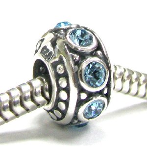 Pandora Aquamarine CZ March Birthstone Charm image