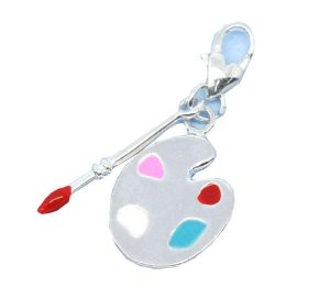 Pandora Artist Palette Clip On Charm