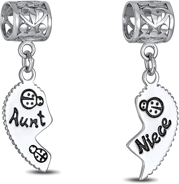 Pandora Aunt And Niece Heart Dangle Charm