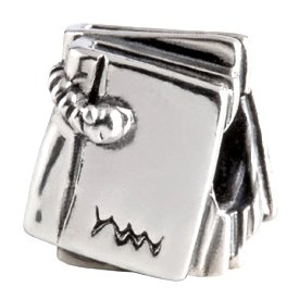 Pandora Authentic Bookworm Charm image