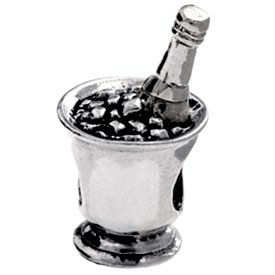 Pandora Authentic Champagne On Ice Charm