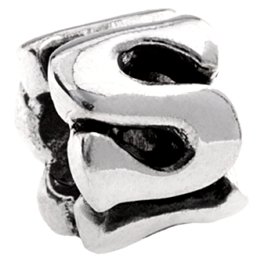 Pandora Authentic Letter S 3D Charm image