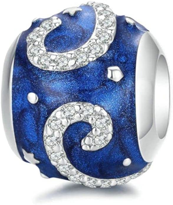 Pandora Baby Blue Ice Murano Glass Charm