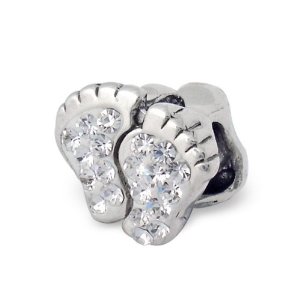 Pandora Baby First Steps CZ Charm image