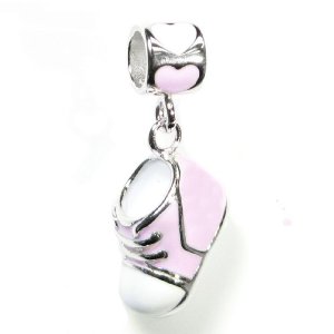 Pandora Baby Girl Shoe Pink Charm image
