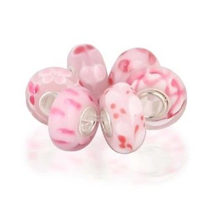 Pandora Baby Pink Murano Glass Bundle Charm image