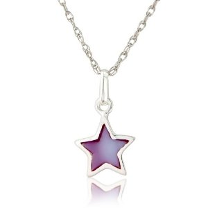 Pandora Baby Purple Pearl Star Pendant Charm image