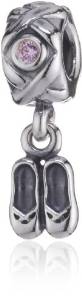 Pandora Ballet Shoes XSterling Silver Charm image