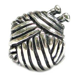 Pandora Balls Of Wool With Knitting Needles Charm