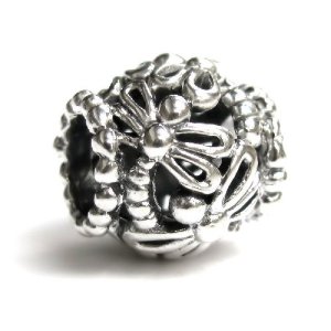 Pandora Barrel Shape Dragonfly Charm