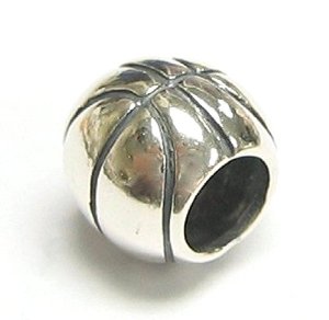 Pandora Basketball Silver Core Charm