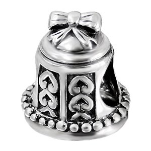 Pandora Bell With Hearts Charm