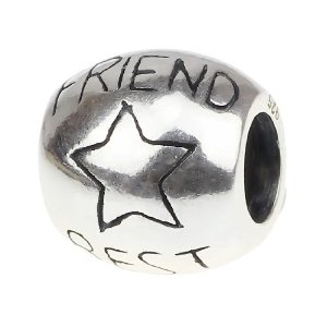 Pandora Best Friend Star Oval Charm