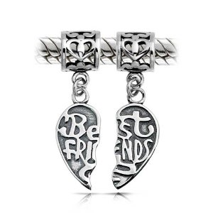 Pandora Best Friends Heart Dangle Charm