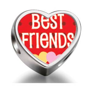 Pandora Best Friends Heart Photo Charm