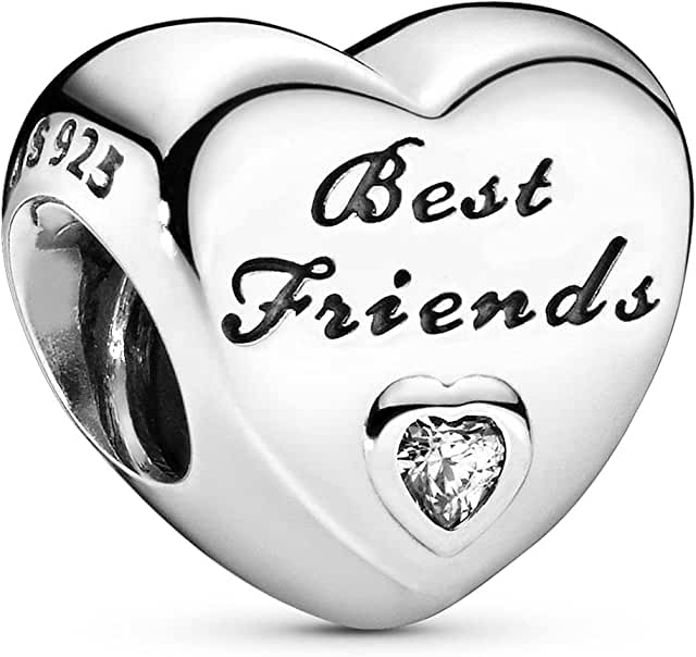 Pandora Best Friends Names Silver Charm